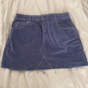 beautiful Blue velvet skirt